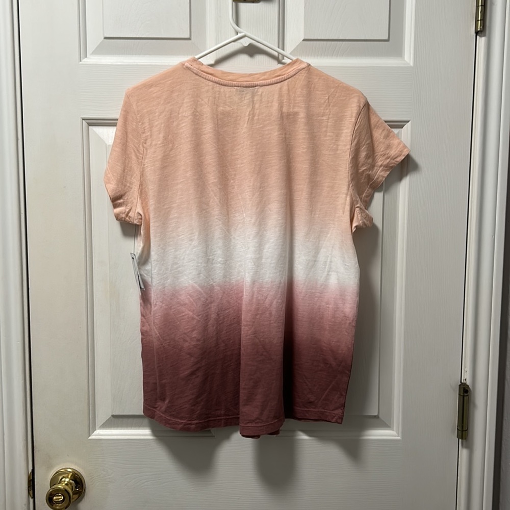 NWT Susina Tri Colored 100% Cotton Tee Size Large - Picture 5 of 12